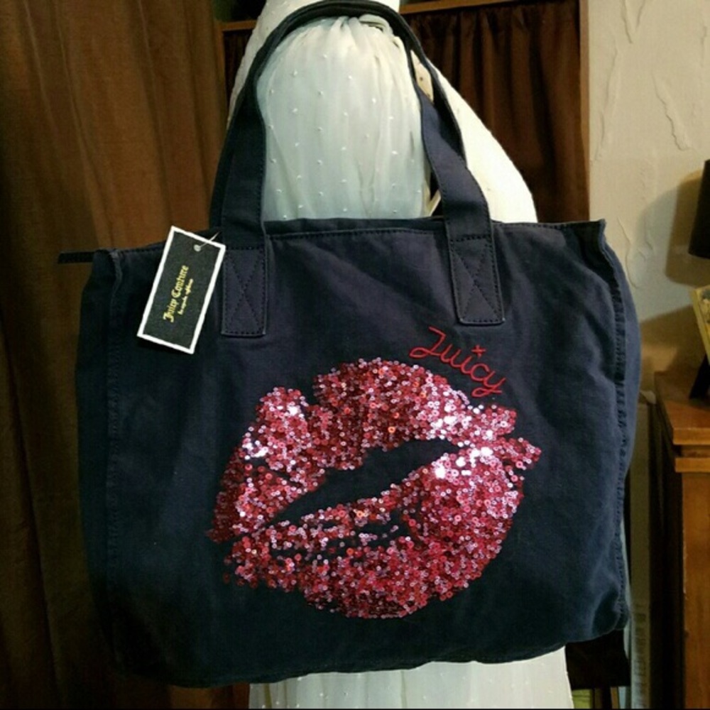 Authentic Juicy Couture Kiss Tote Bag